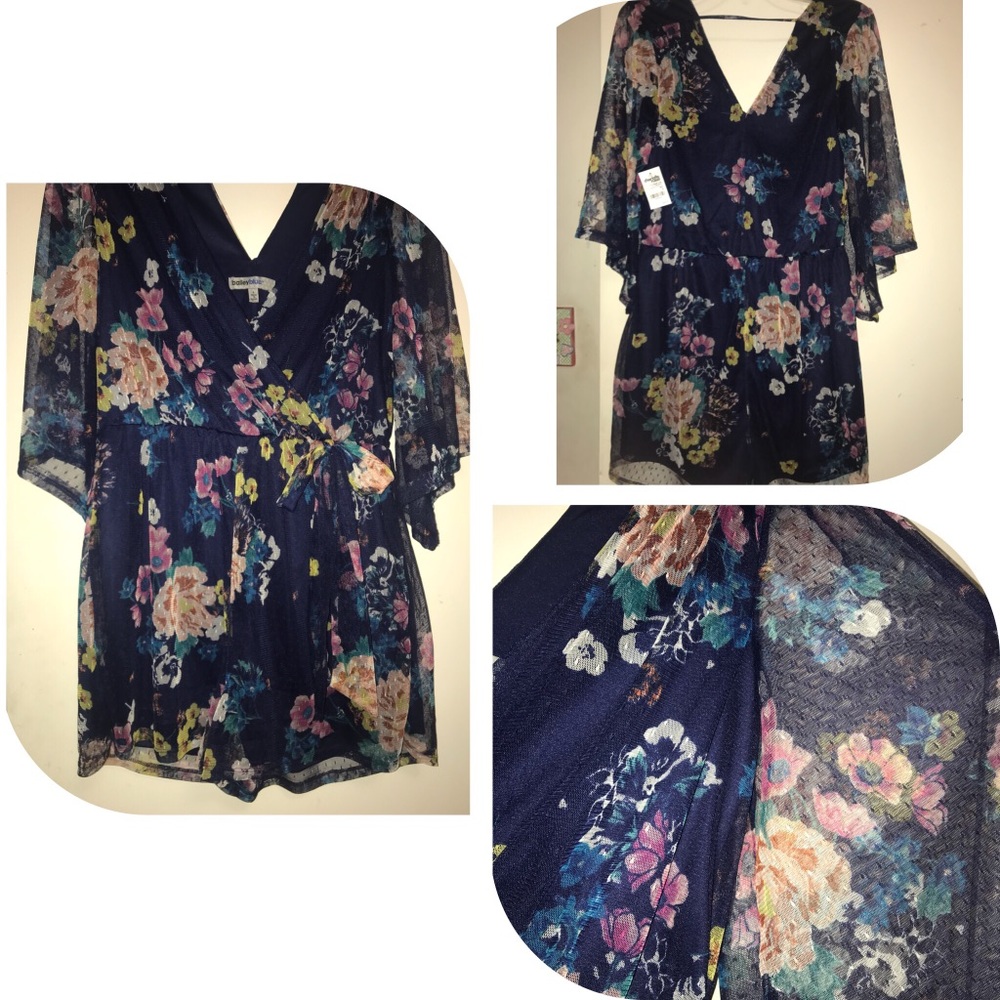 LARGE CHARLOTTE RUSSE ROMPER